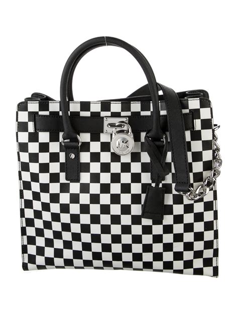 michael kors checkered bag|michael kors saffiano bag black.